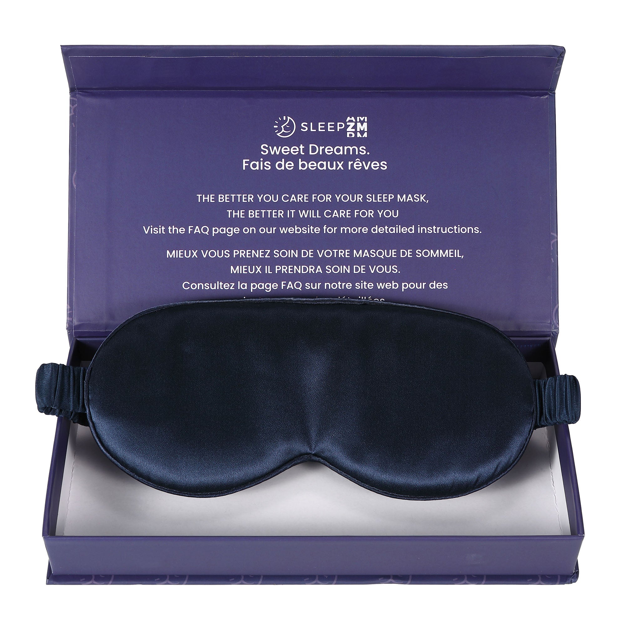 Rest Lab Silk Sleep Mask - Deep Sleep, Zero Light