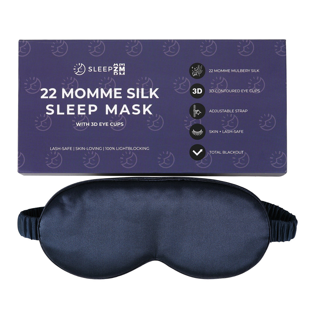 Rest Lab Silk Sleep Mask - Deep Sleep, Zero Light