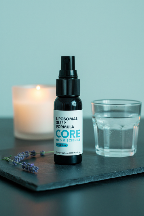 Liposomal Sleep Formula – Lifestyle Product Shot